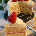 yumi3030's cooksnap of when they made 苺のショートケーキ.