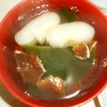 白いぐれーぷ's cooksnap of when they made めんつゆちょい足し✨お吸いもの.