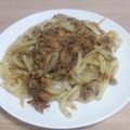 さとりざ's cooksnap of when they made ランチにも★サバ缶の焼きうどん.