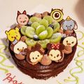 ﾋﾟﾝｸ☆ﾏｶﾛﾝ's cooksnap of when they made ツムツム ♡ ケーキ.