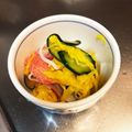 マールマル's cooksnap of when they made 季節の食べ物【菊とキュウリの酢の物】.