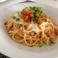 noriko912's cooksnap of when they made ♡簡単！ひとりご飯♡　キムチのパスタ.