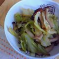 mametan429's cooksnap of when they made キャベツとしめじのさっぱり甘酢炒め.