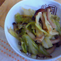 mametan429's cooksnap of when they made キャベツとしめじのさっぱり甘酢炒め.