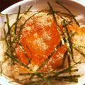 なーなちゃん's cooksnap of when they made 簡単ごはん！いくら丼 3分.