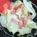 kokko37's cooksnap of when they made おひとりさまのレタスベーコンで簡単サラダ.