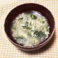 わたさな2016's cooksnap of when they made 卵と玉ねぎの味噌汁.