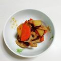 ブラきち's cooksnap of when they made さつまいも・れんこん・にんじんのきんぴら.