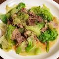簡単は正義's cooksnap of when they made 豚肉レタスの塩ダレ炒め.