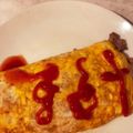 すけらっちょ's cooksnap of when they made オムレツ☆簡単☆ひき肉と玉ねぎ入り.