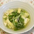 youtapapa's cooksnap of when they made 油あげと水菜のサッと煮.