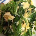 ＩＡＭ's cooksnap of when they made 簡単☆ほうれん草の卵とじ.