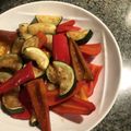 栗丸うさぎ's cooksnap of when they made 【簡単】ズッキーニとパプリカの炒め物.
