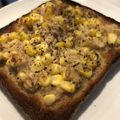 Amerixx's cooksnap of when they made 朝ごはん　缶・短こーんなツナマヨトースト.