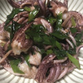 Laulani's cooksnap of when they made いかとねぎのバターしょう油炒め.