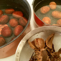 chou*'s cooksnap of when they made 超簡単！手でむく栗皮の渋皮煮.