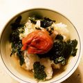 レインボーライス's cooksnap of when they made 何もない時はこれ！梅干し茶漬け.