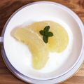 horseland's cooksnap of when they made メロゴールドのせヨーグルト.