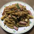 ビキナーもんちゃん's cooksnap of when they made さつまいもベーコン.