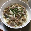 ビキナーもんちゃん's cooksnap of when they made 山形風♪納豆鯖そうめん.