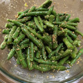 ビキナーもんちゃん's cooksnap of when they made すりごま&炒りごまで！インゲンの胡麻和え.