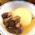ちょこふみ's cooksnap of when they made 牛すね肉と大根の塩煮込み。(o^^o)♪.