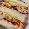 ロミみ's cooksnap of when they made ケンタッキーのチキンカツサンド♫.