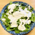 さすらい's cooksnap of when they made 水菜のシーザーサラダ風。.