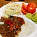 Rosmarin32's cooksnap of when they made 茄子とひき肉のカレー.