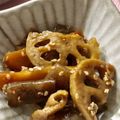 はなぴっち's cooksnap of when they made 蓮根と鶏皮のきんぴら.