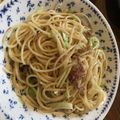 sakikoママ's cooksnap of when they made ランチに！コンビーフとキャベツのパスタ.