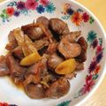 ★ぴよぴよ501★'s cooksnap of when they made 砂肝とにんにくの甘辛炒め.