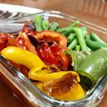 Superlittleboo's cooksnap of when they made いんげんと2色パプリカの揚げびたし.
