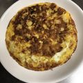 クックZ8J4H4☆'s cooksnap of when they made メークイン＋ウインナーのトルティージャ.