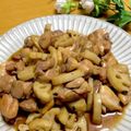 ルパンのかあさん☆彡's cooksnap of when they made 簡単♪レンコンと鶏肉の照り焼き.
