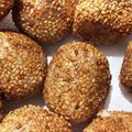 ししかけ's cooksnap of when they made ごま団子♪.
