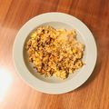 3yes's cooksnap of when they made 簡単★卵と豚ひき肉のチャーハン♬.