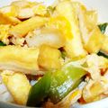 クックSV4QXZ☆'s cooksnap of when they made 衣笠丼♪油揚からお出汁がジュワ～.
