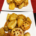 猫のミイヤ's cooksnap of when they made れんこんと里芋のピリ辛炒め.
