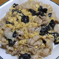 55才のおじさん's cooksnap of when they made 麺つゆで簡単！豚ばら肉&きくらげの卵炒め.