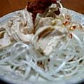 ✿琴✿'s cooksnap of when they made 【食べるラー油活用】蒸鶏と白髪ネギ.