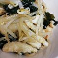 NEKOほっぺ's cooksnap of when they made ♪きゅうりともやしの中華サラダ♪.