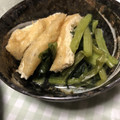 あつ☆みゆ's cooksnap of when they made 白だしで超簡単！小松菜と薄あげの煮浸し。.