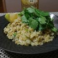 ダイナマイト漆黒's cooksnap of when they made パクチーまみれのカレー炒飯.