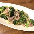 ドアラまま's cooksnap of when they made 豚とブロッコリー塩麹炒め.
