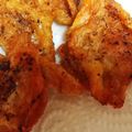 ちかﾁｬﾝ☆'s cooksnap of when they made ノンフライヤーで簡単カリカリ鶏皮せんべい.