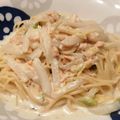 クック7RK4JC☆'s cooksnap of when they made 簡単❤鮭と白菜のクリームパスタ❤.