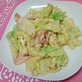 ゆーーきちゃん's cooksnap of when they made 春キャベツのふんわり卵とじ.
