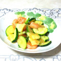 tennisnoah's cooksnap of when they made ズッキーニと海老の中華風炒め.