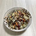 クック4P73QB☆'s cooksnap of when they made ひじきとキャベツの梅酢和え.
